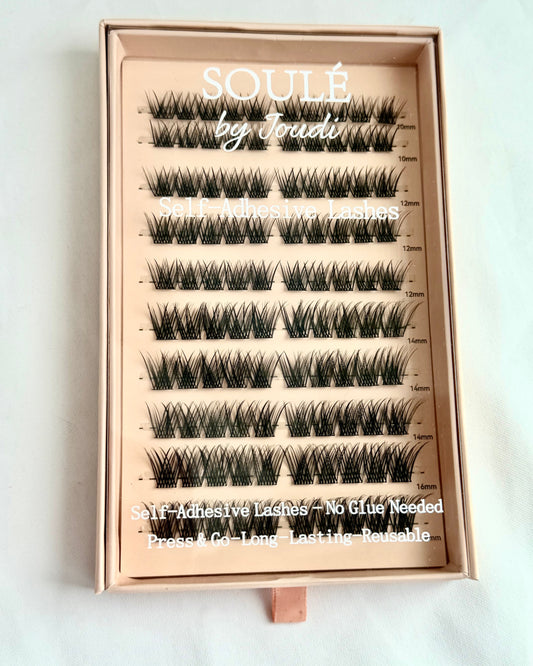 Self-Adhesive Lash Clusters – No Glue Needed